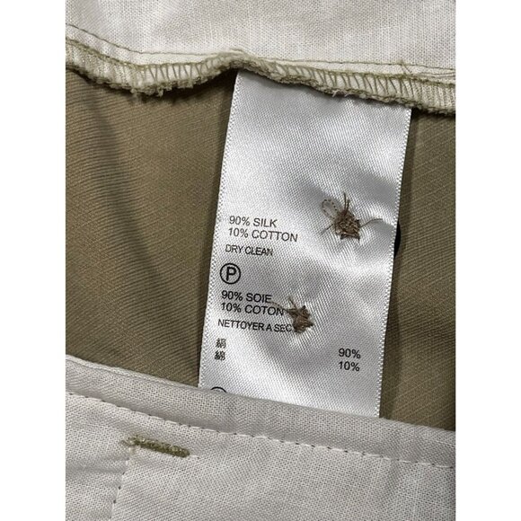 Tommy Bahama Men’s Silk Cotton Flat Front Chino Shorts - Khaki 38x10 - Picture 4 of 8